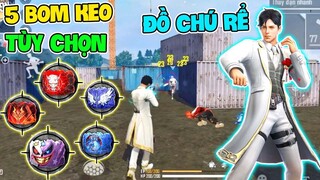 [Free Fire] Săn Bộ Đồ Chú Rể Và 5 Bom Keo Tùy Chọn Cực Rẻ Trong Vòng Quay Bay Màu | Lưu Trung TV