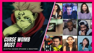 Jujutsu Kaisen Episode 4 Reaction Mashup | 呪術廻戦 (JJK) EP 4 Reaction Mashup | A4L