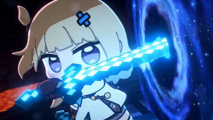 Phoebe & Chewbie! Braving the Nether [Stellar Blade × Minecraft]