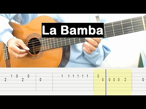 La Bamba Guitar Tutorial Melody Guitar Tab Guitar Lessons for Beginners