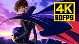 [4K60 frames] "The Rebel Lelouch" OP theme song "COLORS" MAD | AI repair frame enhancement version