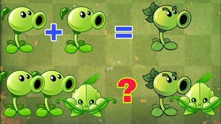 PVZ2 Test | 2 Peashooter có sức mạnh hơn 1 Repeater hay không - MK Kids