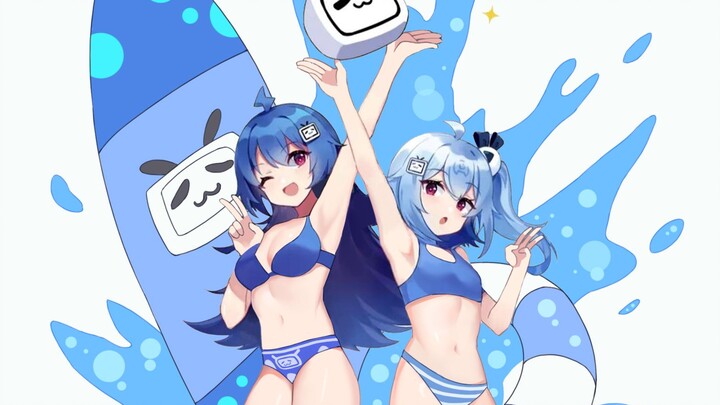 Mùa hè nóng bỏng đã đến, hãy khoác đồ bơi cho 2233 và cùng nhau lướt sóng thôi! ~~~~