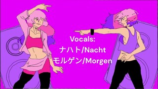 First cover "Boom boom boom"  Nacht and Morgen