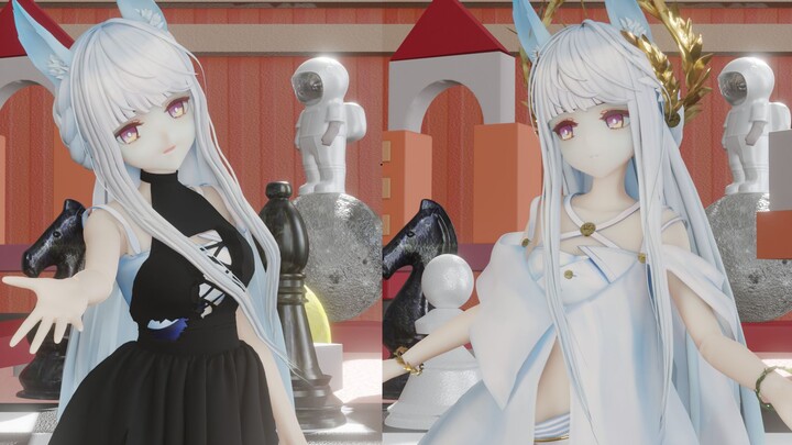 [Arknights/Fabrics Solutions MMD] สาวแผนกต้อนรับมากเป็นสองเท่าจะนำความสุขมาให้มากเป็นสองเท่าได้หรือไ