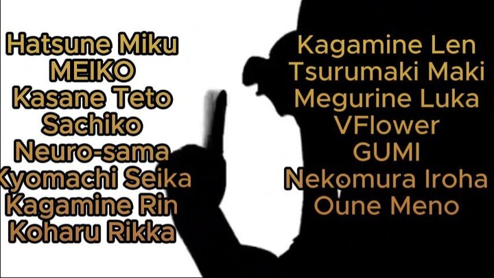 Bad Apple - 15 Vocaloids Chorus