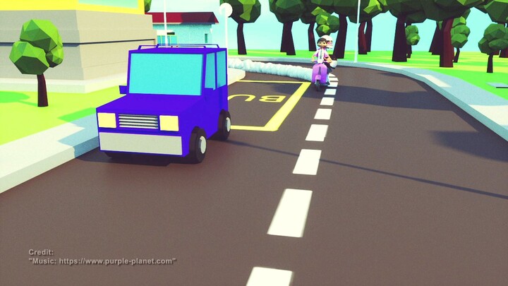 Video animasi 3d yang mengingatkan kita tentang pentingnya keselamatan dijalan., yuk kita simak😊