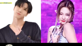 谁懂啊 疼和宁两只小猫的这part 外网评论威神：如果aespa是五个人一定是这个样子