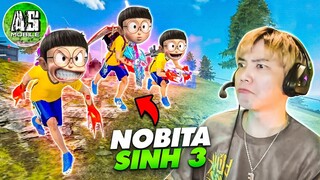 [Free Fire] Hóa Thân Thành Nhân Vật Nobita Cùng 2 AS Mobile | AS Mobile