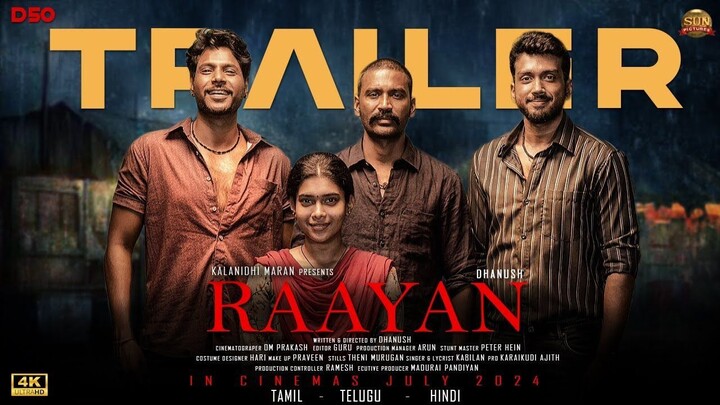 Watch RAAYAN latest Danush tamil full movie now - Link In Description