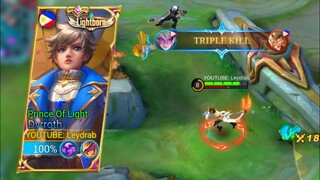 Dyrroth Upcoming New Lightborn Skin Prince Of Light Gameplay | Mobile Legends: Bang Bang