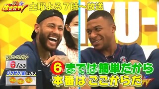 Mbappe vs Neymar vs Ramos Funny Shooting Challenge in Japanese Show