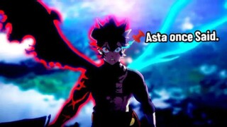 asta once said