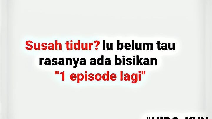 bener nggak sih susah tidur kalo udah nonton 🤭🤯🥱