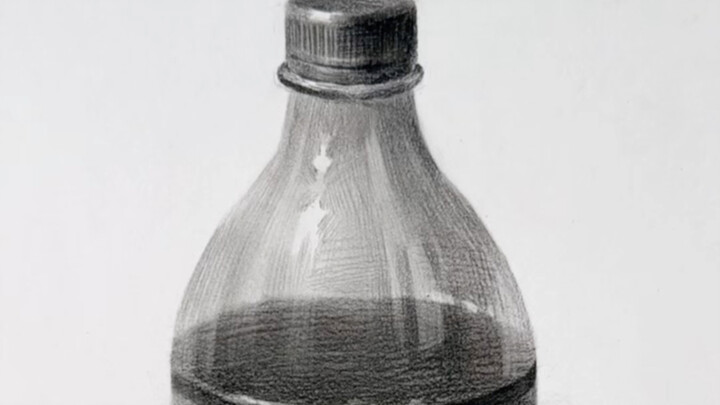 How to draw the transparent effect of a Coke bottle