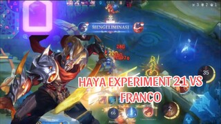 HAYABUSA EXPERIMENT 21 VS FRANCO
