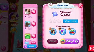 CANDY CRUSH SAGA LEVEL 107 (NEW VERSION)