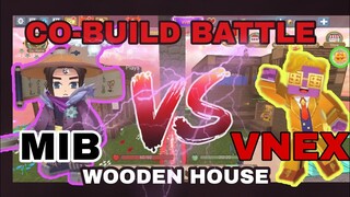 VNEX GAMER VS MIB CO BUILD BATTLE IN BLOCKMAN GO - SKY BLOCK- BLOCKMAN GO:BLOCKY MODS