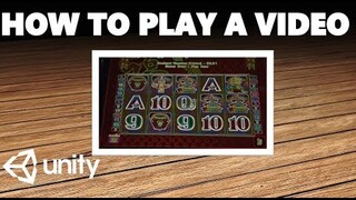 HOW TO EASILY PLAY A VIDEO IN UNITY TUTORIAL