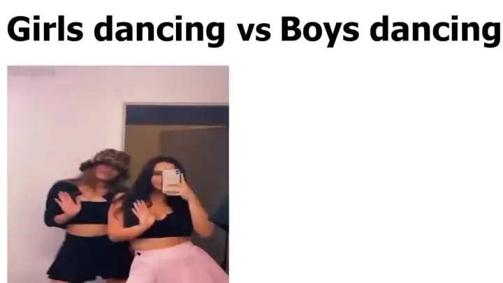 girls cosplay vs boys dancing