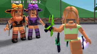 I Met WITCH TEAMERS, SO I MADE THEM RAGE QUIT..(Murder Mystery 2)