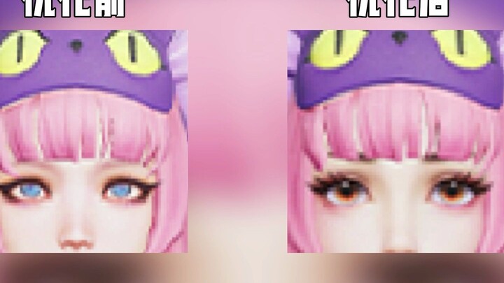 This face looks completely different!