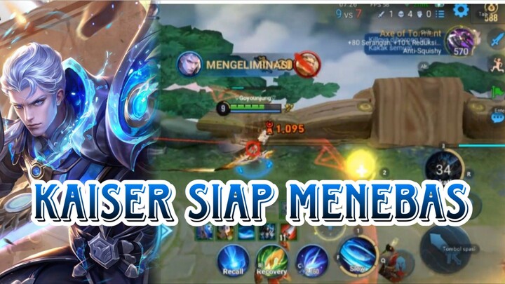 KAISER SIAP MENEBAS
