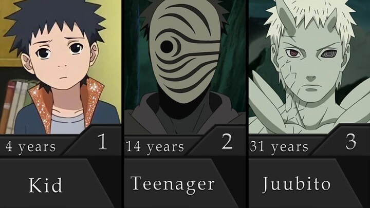 All Versions of Obito Uchiha in Naruto Anime