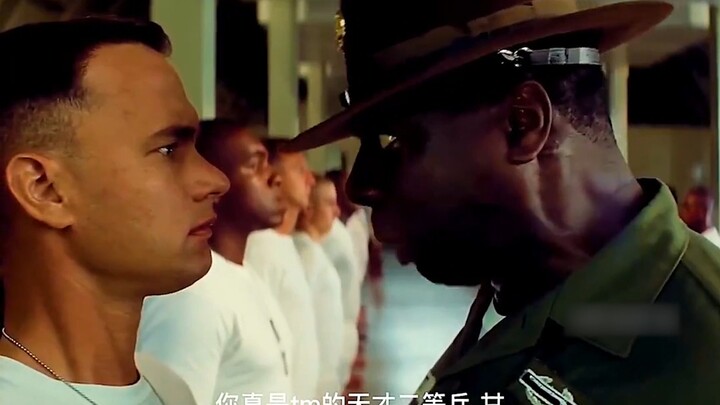 Chinese dubbing version of "Forrest Gump" Oh, this damn American Mandarin