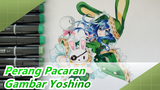 [Perang Pacaran] Gambar Yoshino Dengan Spidol