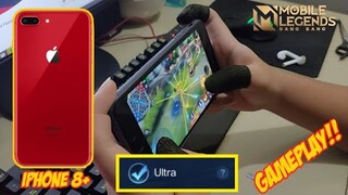 PLAYING MOBILE LEGENDS ON iPHONE 8+ (ULTRA GRAPHICS) Freestyle Handcam + GAMEPLAY! || MLBB ||