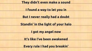 Halo lyrics