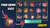 FIRST TO FREE SKIN "GET 1 CHEST AND SKIN" NEW EVENT 2021 MOBILE LEGENDS
