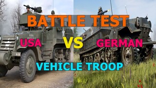 Test kendaraan pasukan