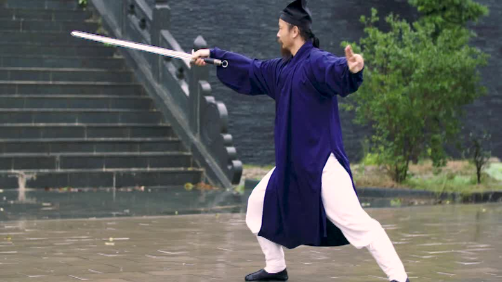 A new version of the Wudang Seven-Star Sword, shared with friends who love Wudang martial arts.