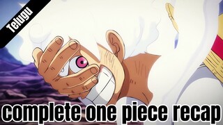 ONE PIECE full recap in telugu | one piece telugu explanation #animeexplanationtelugu