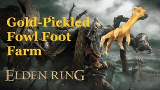 Gold Pickled Fowl Foot Farm - Elden Ring