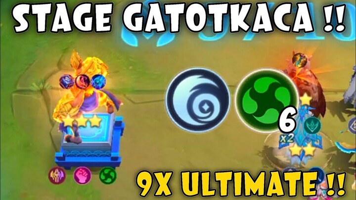 MYSTIC FUSION + ELEMENTALIST GATOTKACA !! 100% UNLIMITED ULTIMATE !! MAGIC CHESS MOBILE LEGENDS