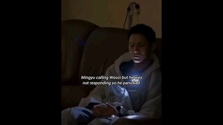 Mingyu calling Woozi but he was not responding so he panicked😭It was a terrifying scene#mingyu#woozi