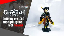 LEGO Genshin Impact Zhongli Figure MOC Tutorial | Somchai Ud