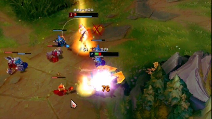 Killed a level-2 enemy solo! A-flash? That’s unfair! Replay! Replay!