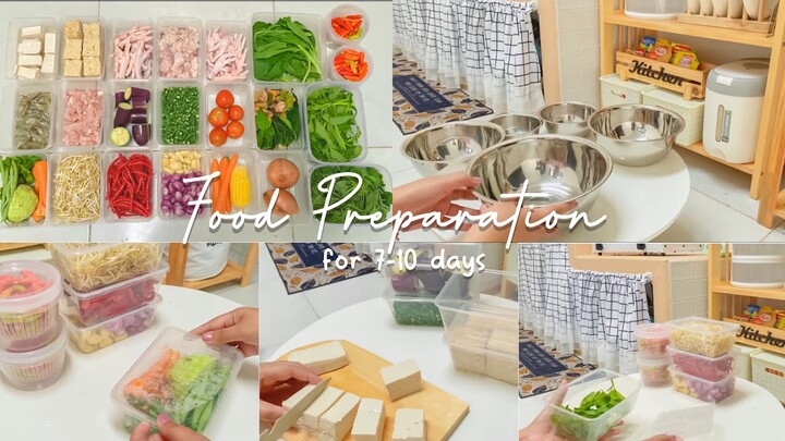 food preparation for 7-10 days 🍃