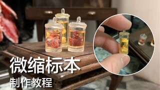 【DIY手工教学】蛇&心脏微缩标本制作教程，我暗黑的世界观系列