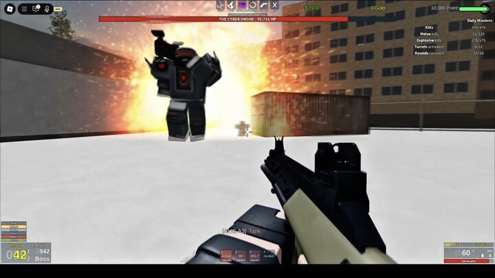 ZOMBIE  RAKSASA MENYERANG DUNIA ROBLOX! SAATNYA BERTAHAN