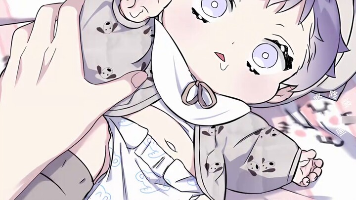 The little water droplet was scared and turned into a small figurine#Huaya#Korean comics#Manga#abo c
