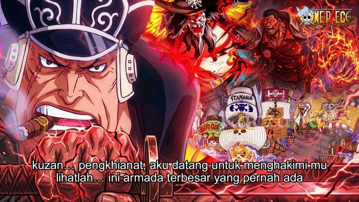 FULL ONE PIECE TERBARU – EDAN! AKAINU AKAN DATANGI KUZAN! KUROHIGE KELUAKAN ARMADA TERBESARNNYA!