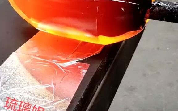 Silver foil paper bonded at 1,000 degrees Celsius.