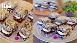 LAMINGTON CAKE BY MASTERCHEF S9! CHERYL | WAJIB COBA!! AUSTRALIAN DESSERT!!