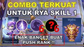 COMBO TERKUAT UNTUK RYA SKILL 1 !! ENAK BANGET BUAT PUSH RANK !! COMBO MAGIC CHESS TERKUAT 2024