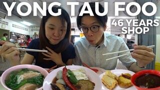 DELICIOUS HAKKA CUISINE! 46 YEARS Yong Tau Foo Shop in Kuala Lumpur! (EN/中CC)